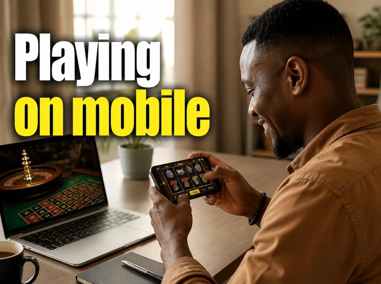 Playing on mobile